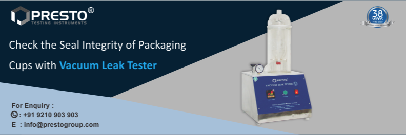 Check The Seal Integrity Of Packaging Cups With Vacuum Leak Tester